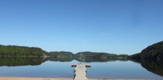 Camping Pinnarp aan het Övre Föllingen Pinnarp Camping Zweden