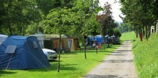 Camping Neumuhle Ermsdorf in het Mullerthal Klein Zwitserland Camping Neumuhle