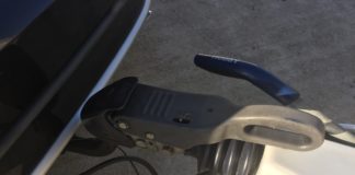 Kogeldruk van caravan of vouwwagen kogeldruk