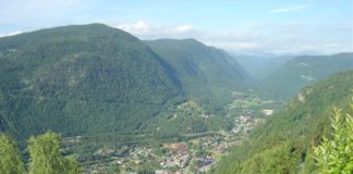 Camping Dalen in de provincie Telemark Camping Dalen