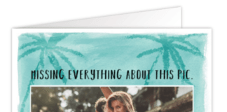 Leuk: Je eigen vakantiefoto op een ansichtkaart vakantiefoto