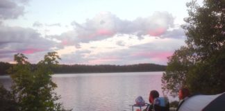 Camping Falkudden met een mooi zandstrand Camping Falkudden