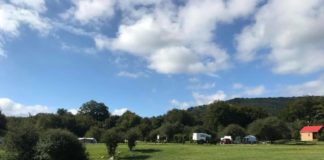 Camping Urbasa in en prachtig landschap Camping Urbasa