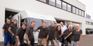 Hobby caravan maakt de 600.000ste caravan Hobby caravan