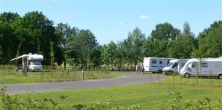 Camperplaats Reken net over de grens Camperplaats Reken Duitsland
