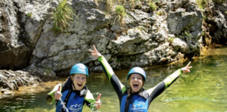 Intense natuurervaring: canyoning in de Tiroler Zugspitz Arena Intense natuurervaring: canyoning in de Tiroler Zugspitz Arena