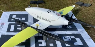 Succesvolle testvluchten medische drones in drie landen Succesvolle testvluchten medische drones in drie landen