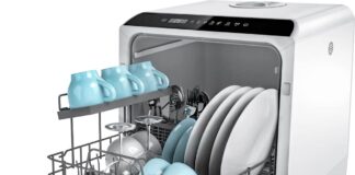 Mini vaatwasser voor op de camping mini vaatwasser - camping vaatwasser