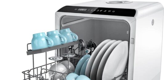 Mini vaatwasser voor op de camping mini vaatwasser - camping vaatwasser