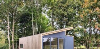 Haaks trekkershut combineert het natuurlijke gevoel Haaks trekkershut combineert het natuurlijke gevoel