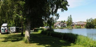 Lech Camping in Affing-Mühlhausen nabij Augsburg Lech Camping Augsburg Campingplatz
