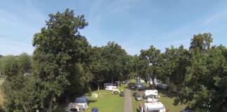 Camping Insel Bamberg: stadscamping aan de Regnitz Camping Insel Bamberg: stadscamping aan de Regnitz