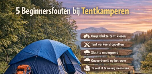 Beginnersfouten bij tentkamperen vermijden Beginnersfouten bij tentkamperen vermijden