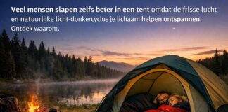 Beter slapen in een tent door natuur en frisse lucht Beter slapen in een tent door natuur en frisse lucht