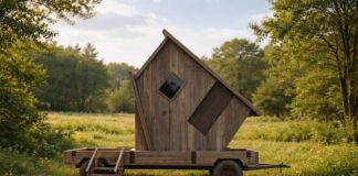 Bijzondere overnachtingen in Noordenveldse dwaashoeves mobiele dwaashoeve Huis op de kop