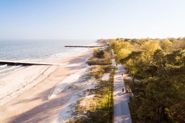Fietsen langs de kust bij Ystad