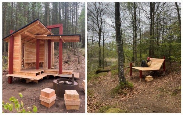 De nieuwe rustplekken van Arknat in de natuur