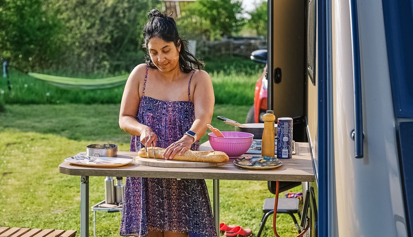 De keuken gaat mee naar buiten