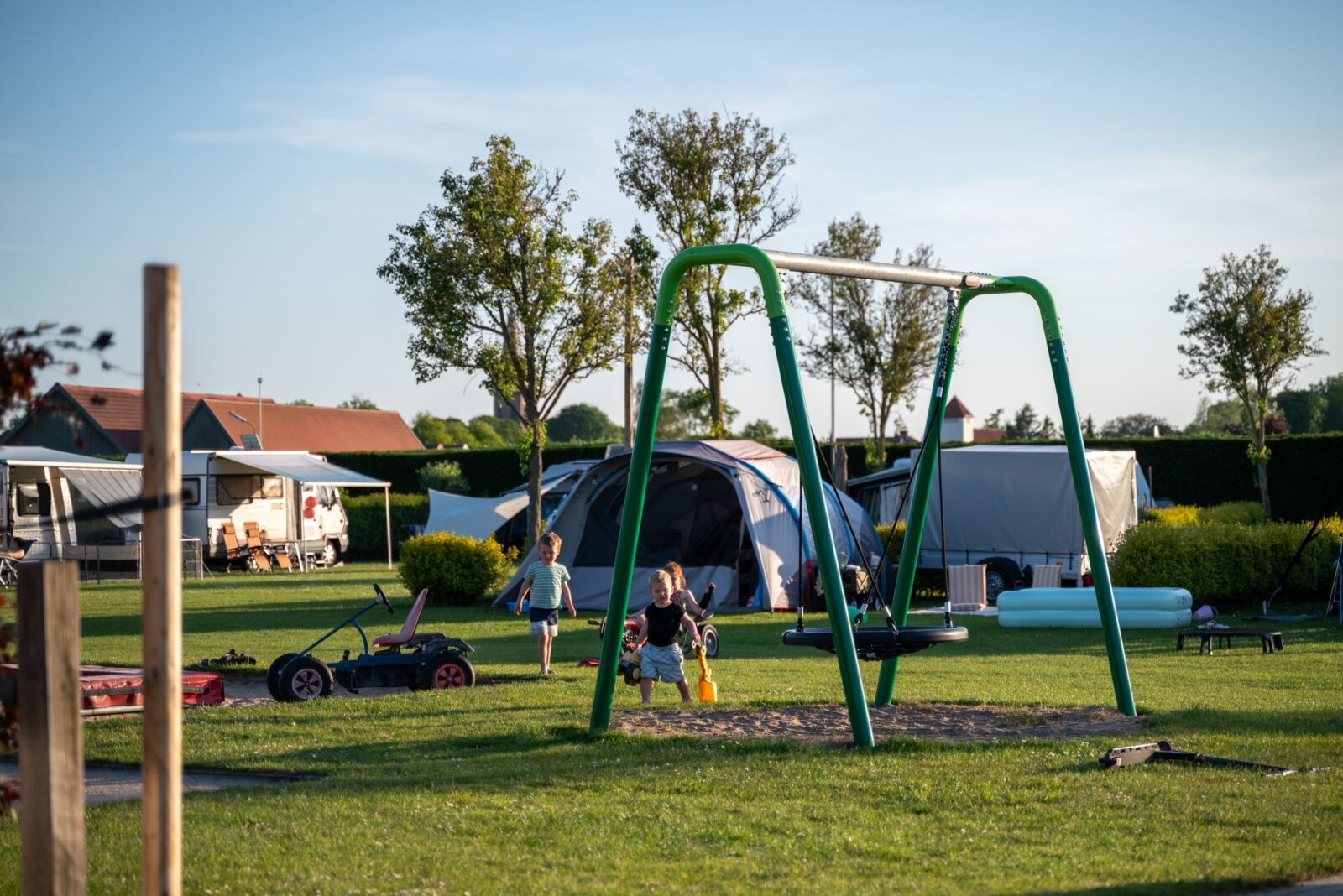 Kinderen beleven hier het buitenleven
