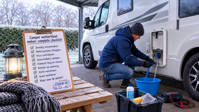 Camper winterklaar maken: complete checklist Camper winterklaar maken: complete checklist