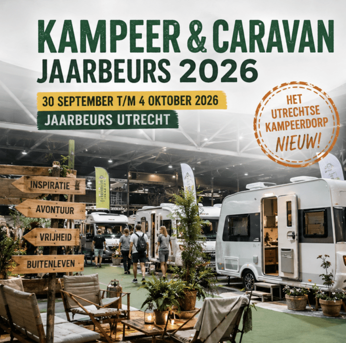 Kampeer & Caravan Jaarbeurs 2026 komt naar Utrecht Kampeer & Caravan Jaarbeurs 2026 komt naar Utrecht