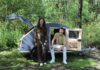 Reizen met een teardrop mini caravan Reizen met een teardrop mini caravan