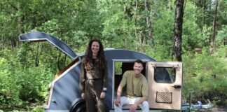 Reizen met een teardrop mini caravan Reizen met een teardrop mini caravan