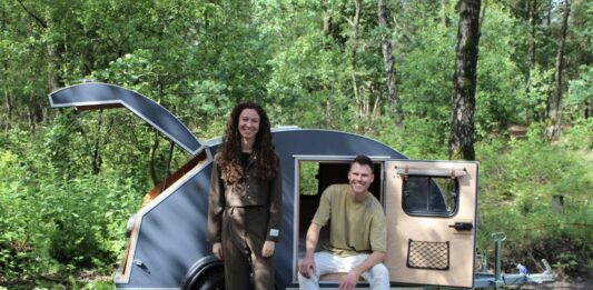 Reizen met een teardrop mini caravan Reizen met een teardrop mini caravan