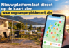 Nieuw platform toont vrije camperplekken op de kaart Nieuw platform toont vrije camperplekken op de kaart