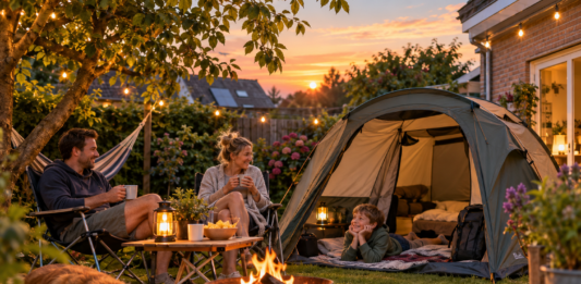 Kamperen in een achtertuin: vakantiegevoel dichtbij Kamperen in een achtertuin: vakantiegevoel dichtbij