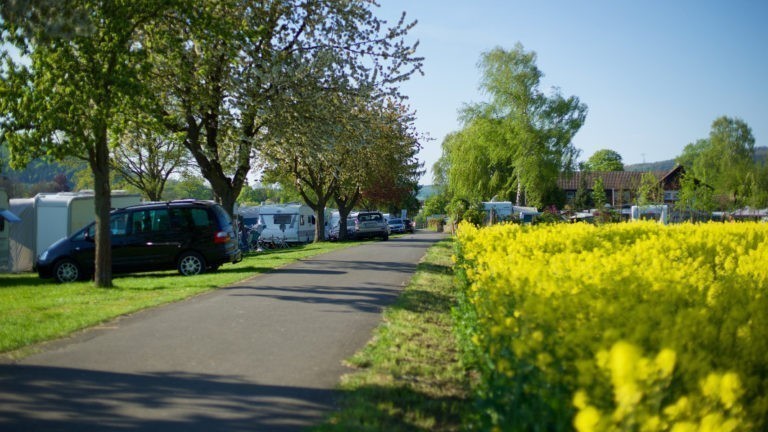 Camping Höxter rustige en landelijke gelegen