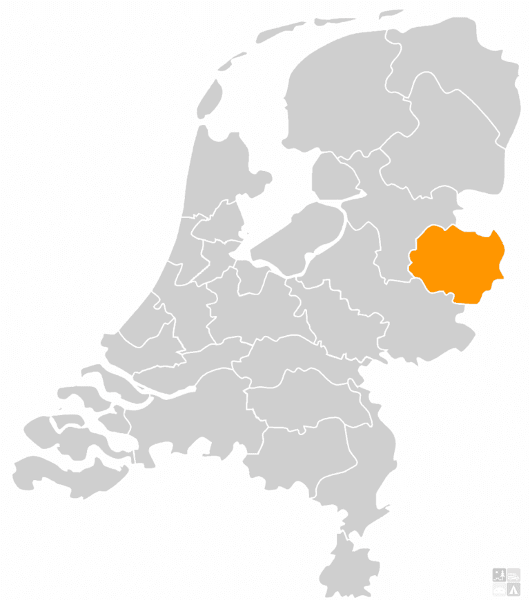 kaart nederland twente