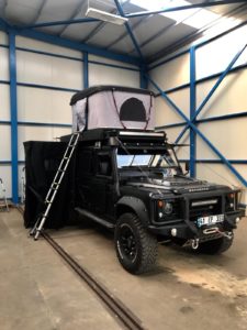 Daktent geopend