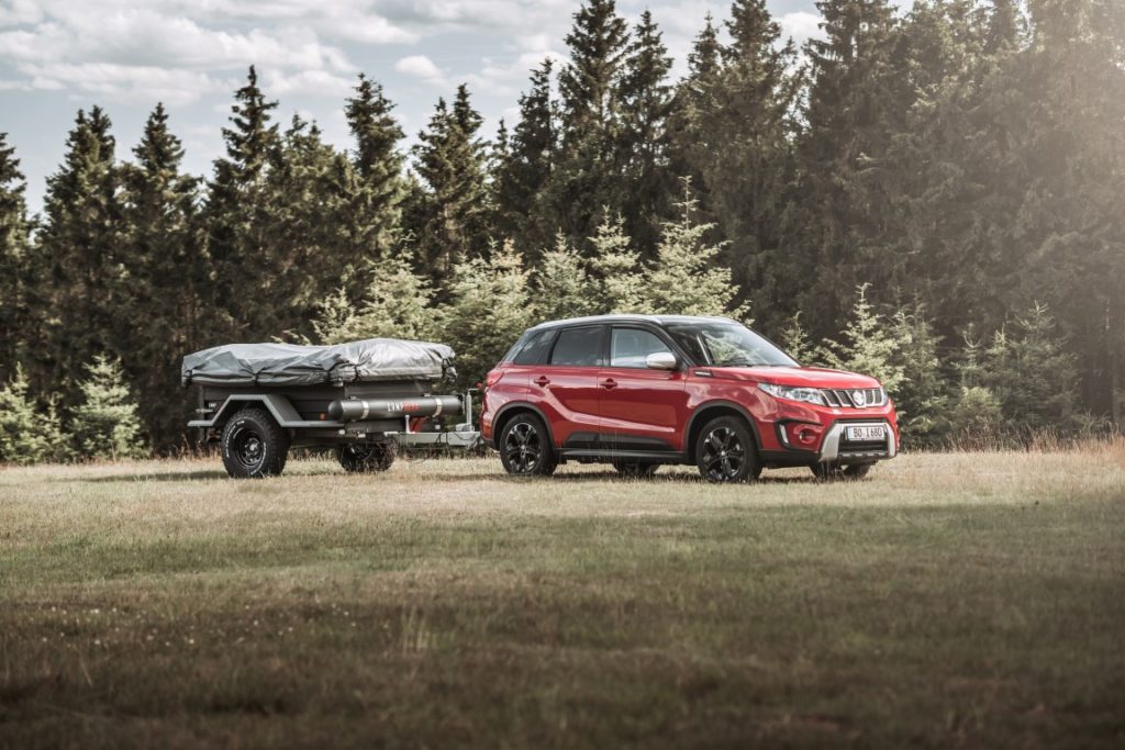De stoere offroad tenttrailer