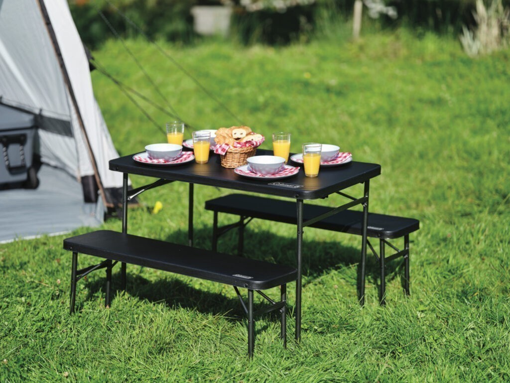 4 PERSON PACKAWAY TABLE & BENCH SET