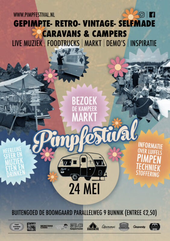 Pimp-kampeerweekend van vrijdag 23 mei tot en met zondag 25 mei