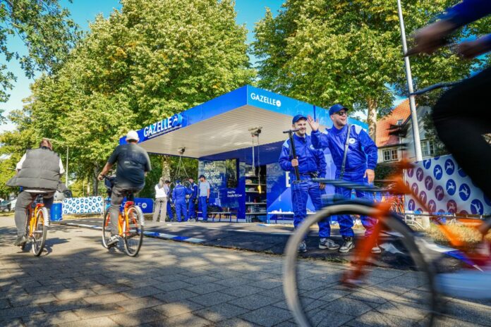 Fiets piept en kraakt: Gazelle lanceert pitstop