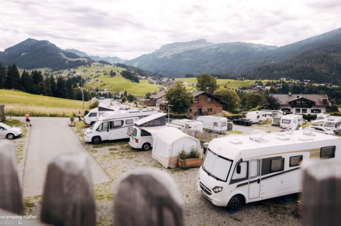 Camping Haller in het hart van het Kleinwalsertal