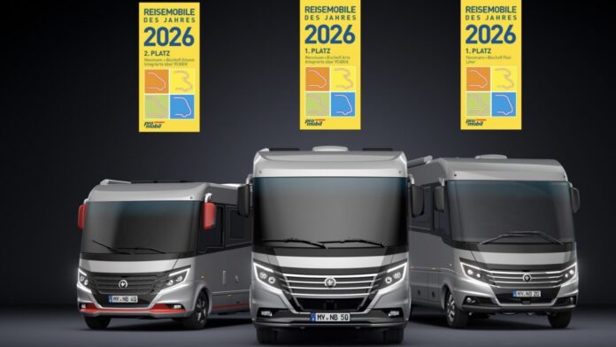 Drievoudige winst voor Niesmann+Bischoff bij promobil 2026