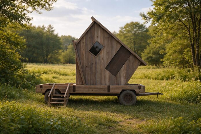 mobiele dwaashoeve Huis op de kop