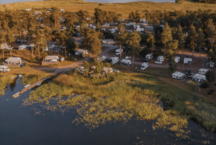 Kalmar Camping Rafshagsudden aan de Zweedse kust