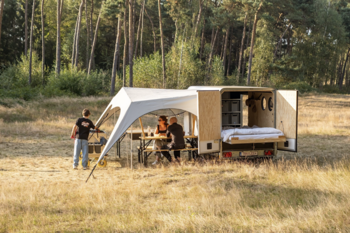 TraileeH toont unieke tailormade basecamp trailer